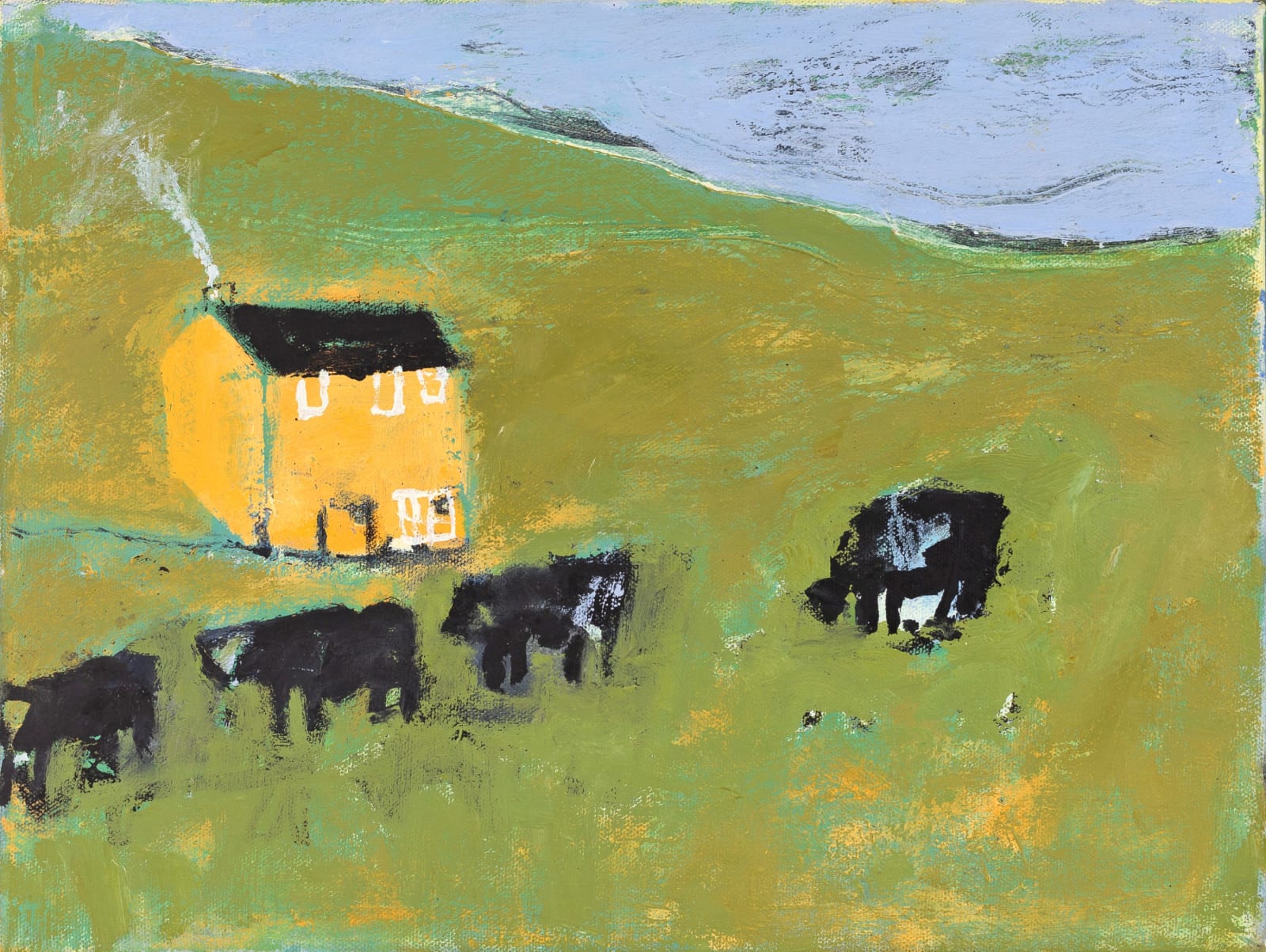 Elaine Turnbull, Lighting the Fire Early on Penwith Moor