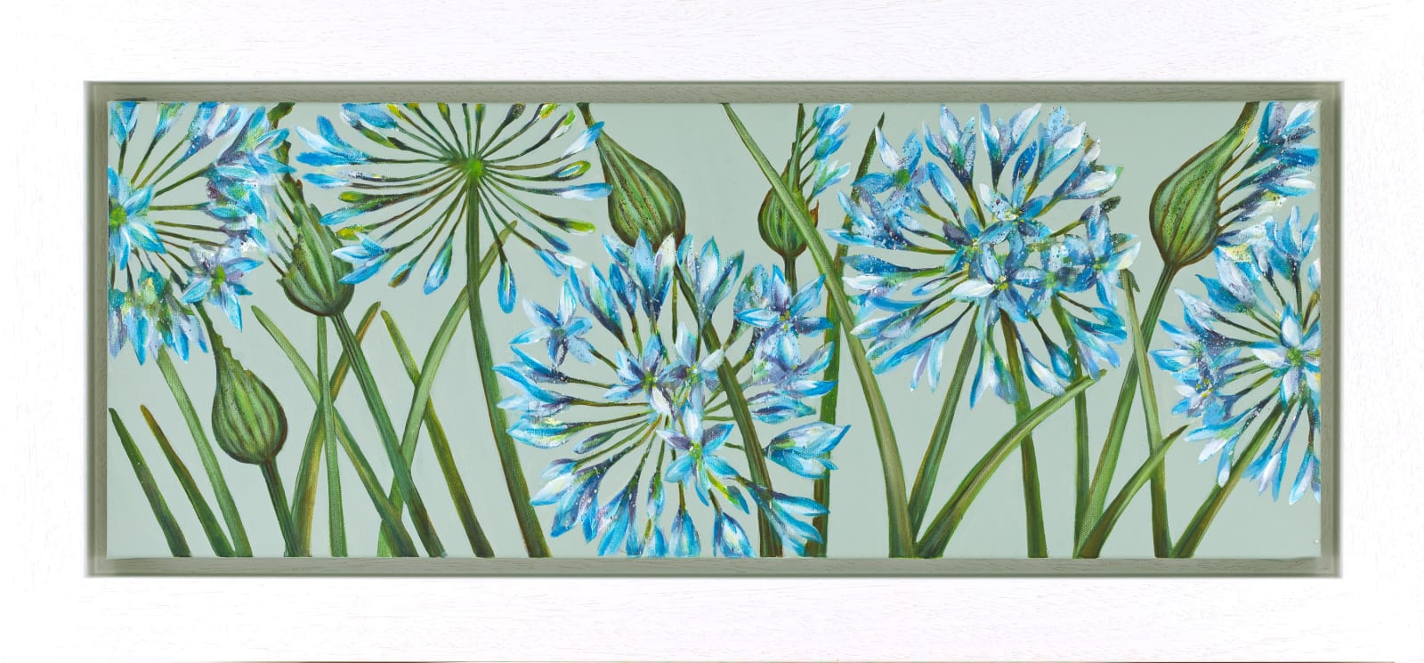 Caroline Cleave, June Agapanthus - True Blue