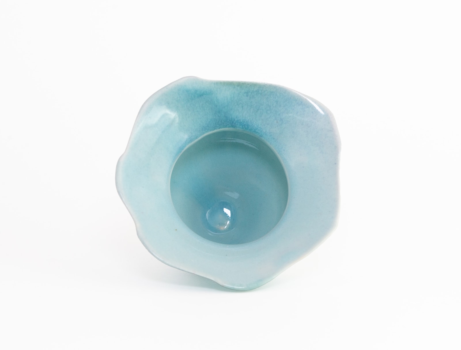 Hugh West, Waved Topped Celadon Vase