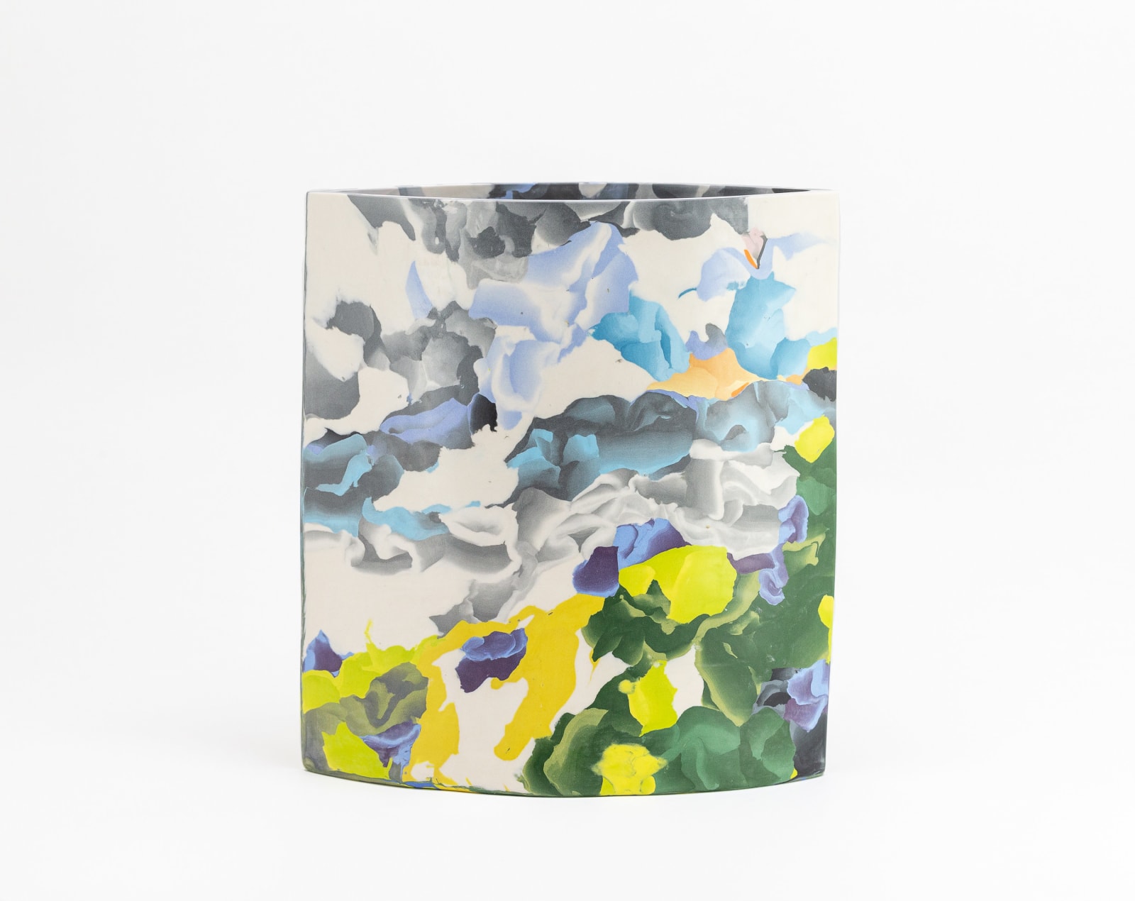 Judy McKenzie, To The Beach, Large Eliptical Vase