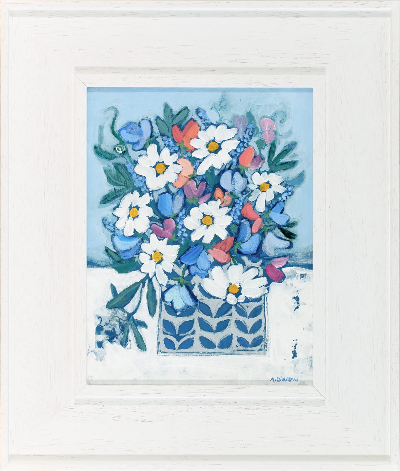Alison Dickson, Daisies and Sweet Peas
