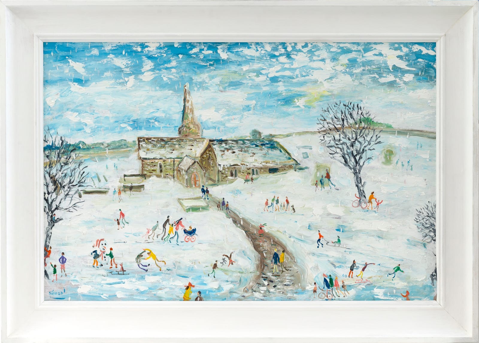 Simeon Stafford, St Enodoc in the Snow