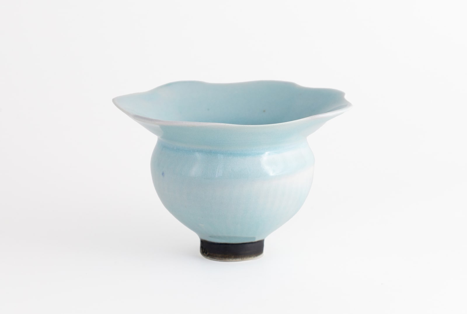 Hugh West, Waved Topped Celadon Vase