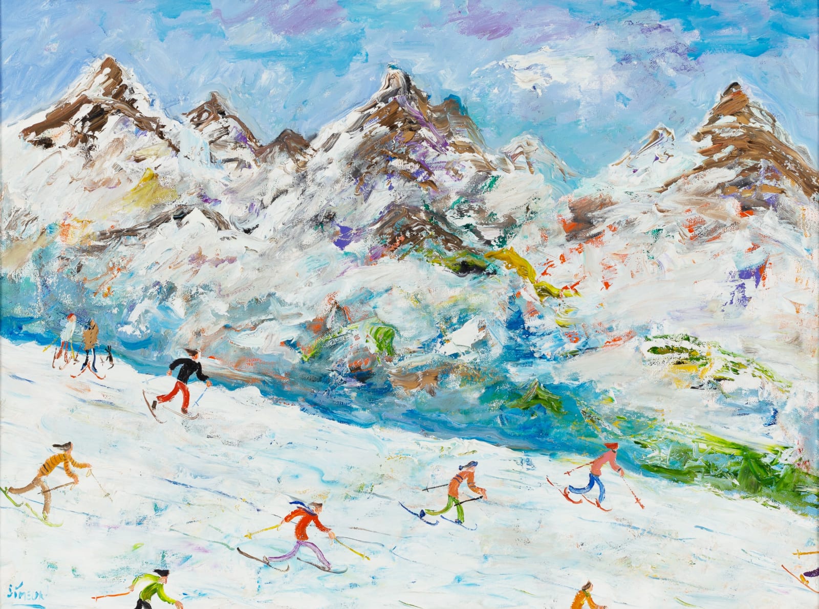 Simeon Stafford, Sunny Day, Mont Blanc