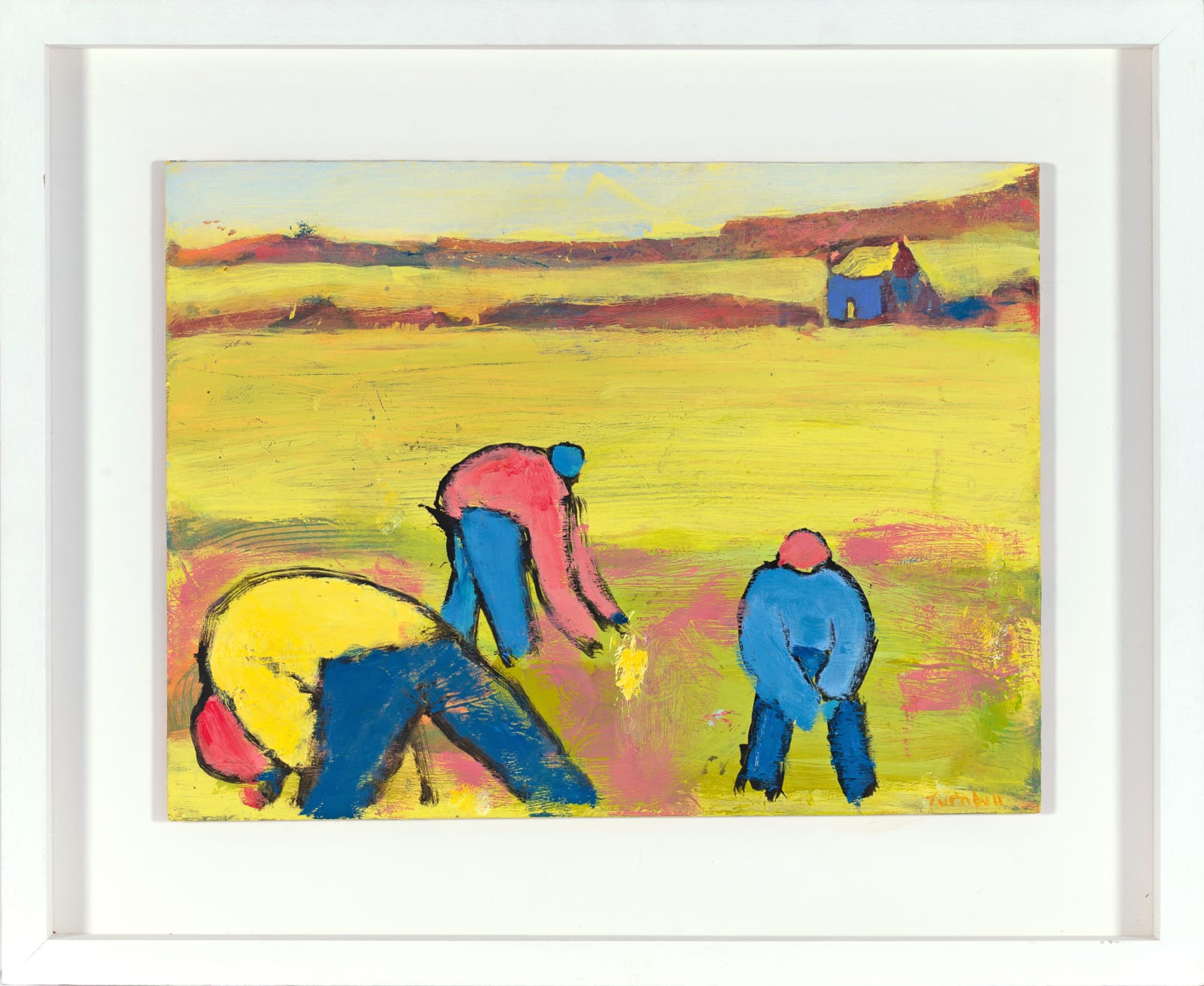 Elaine Turnbull, Daffodil Pickers by Degibna Chapel