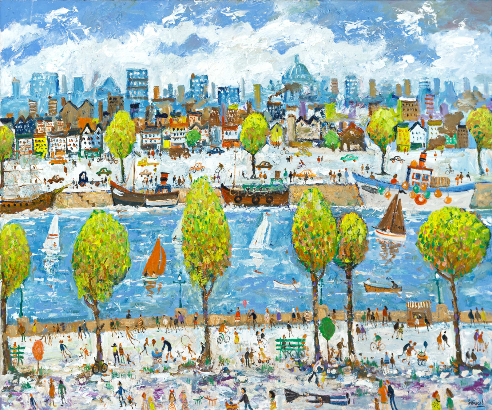 Simeon Stafford, Boats on the Thames