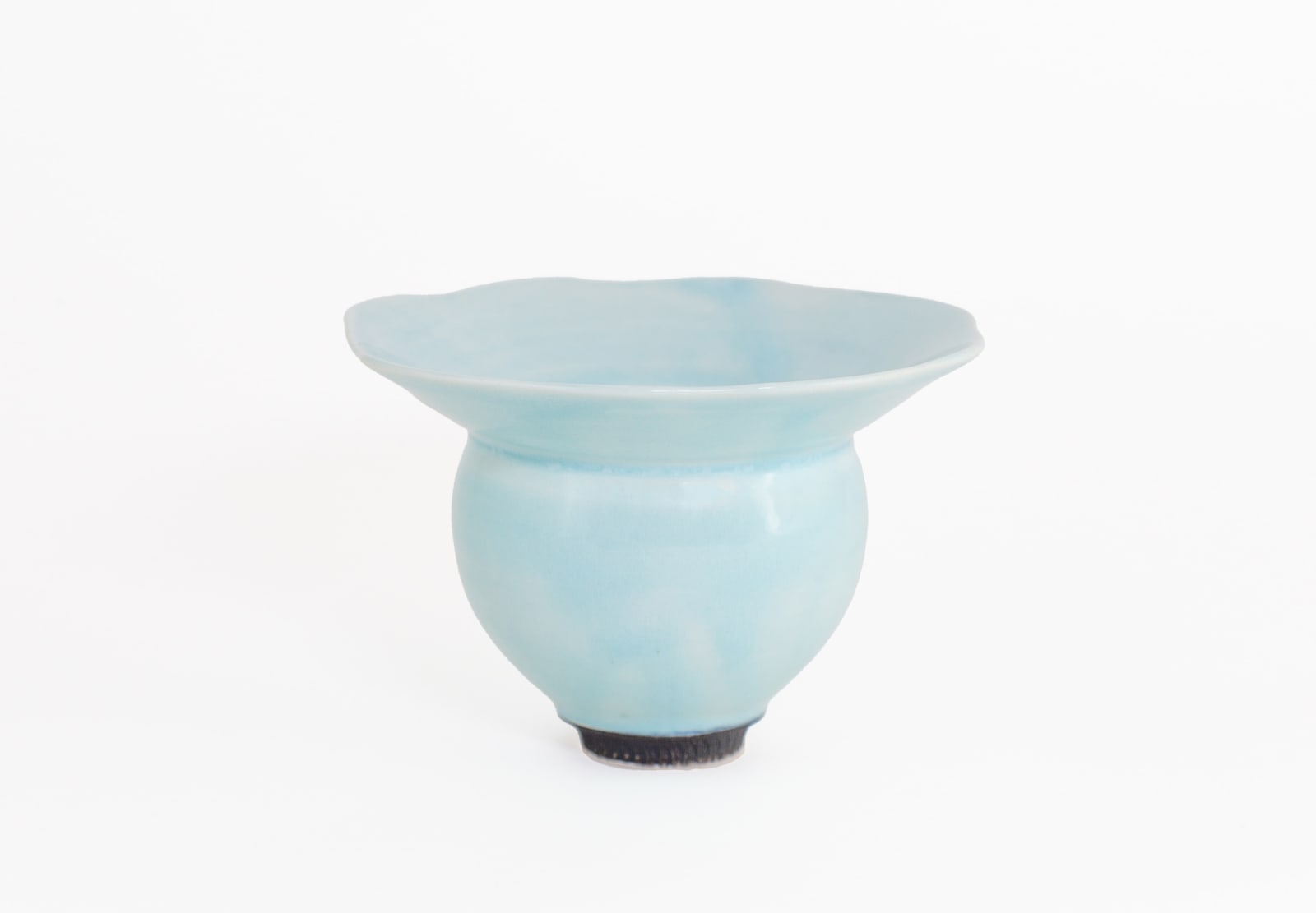 Hugh West, Waved Topped Celadon Vase