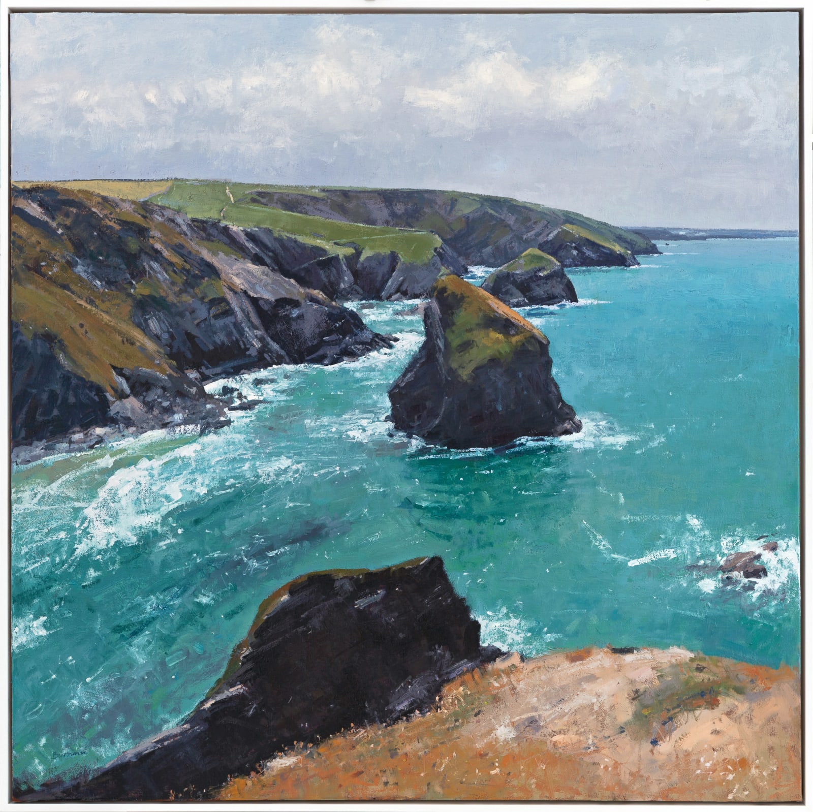 Andrew Barrowman, Green Sea at Bedruthan Steps