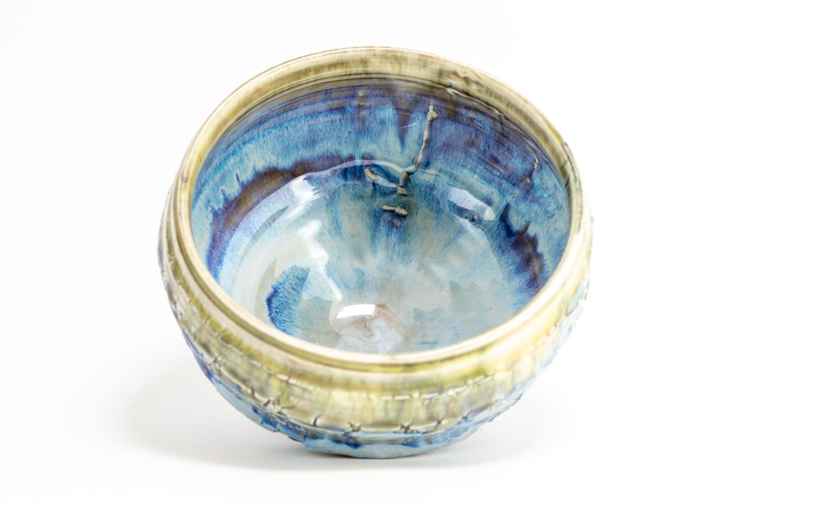 Hugh West, Glazed Crackled Bowl