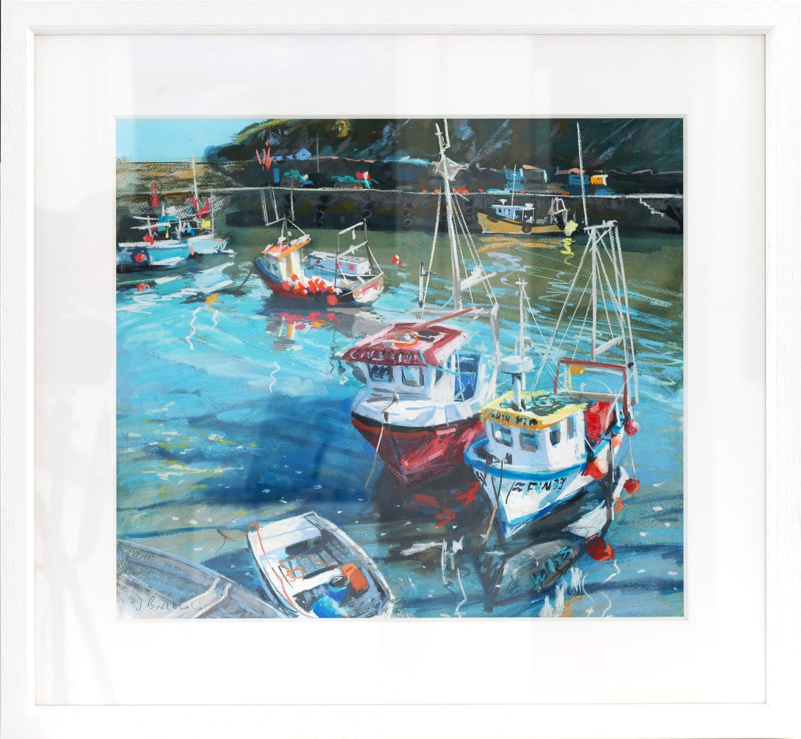 James Bartholomew, Boats in Mevagissey Harbour