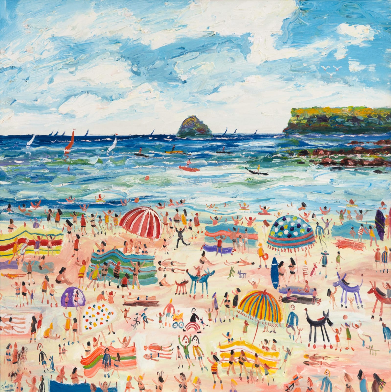 Simeon Stafford, Donkeys on Polzeath Beach