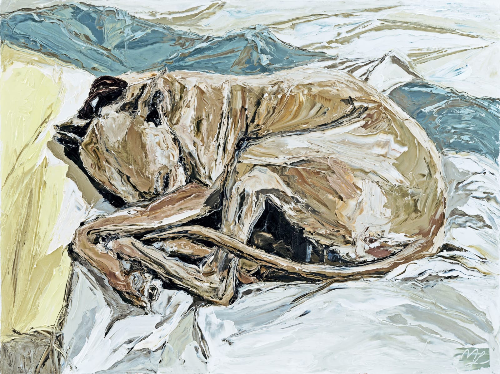 Max Leuchars, Whippet Asleep