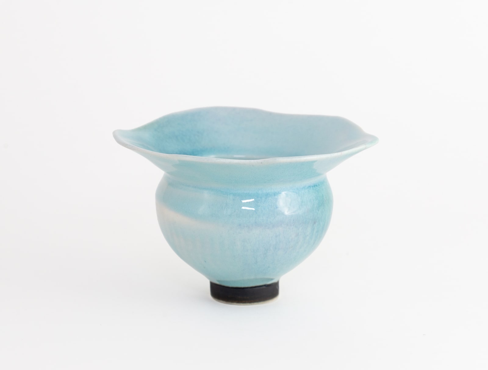 Hugh West, Waved Topped Celadon Vase