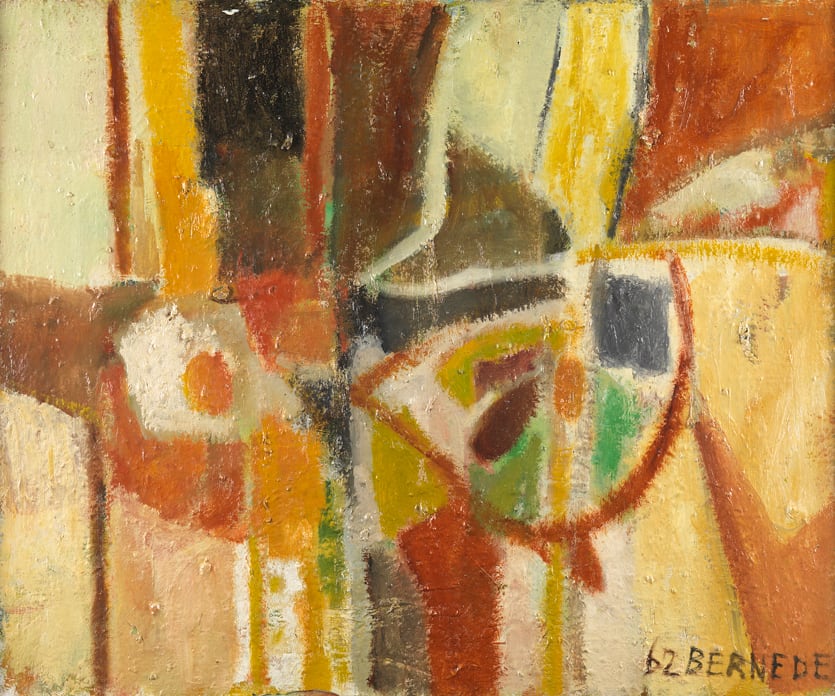 Georges Bernède, C065 - Composition 62 - 2 - Nature Morte, 1962