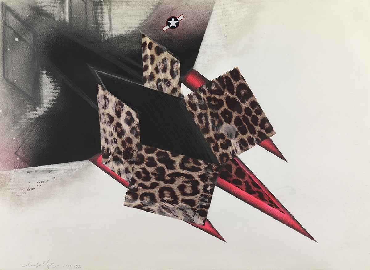 Colin Self, Study for a Leopardskin Nuclear Bomber, 1998