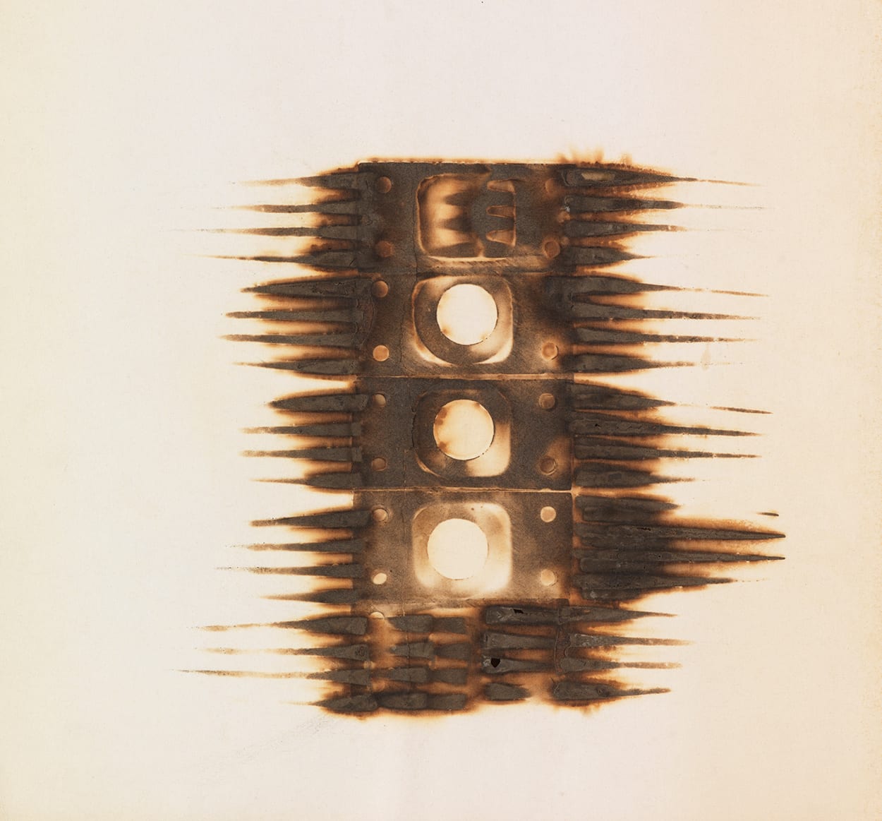 Reinhold Koehler, Décollage Brûlé, c. 1962