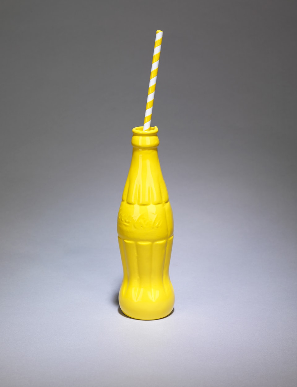 Clive Barker, Yellow Coke with Straw, 2019