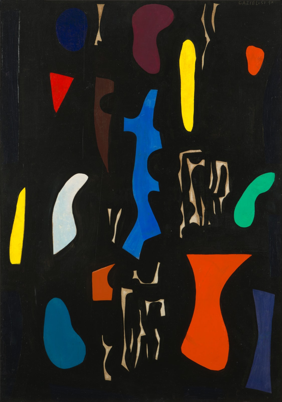 Caziel, WC471 - Composition 09.51, 1951