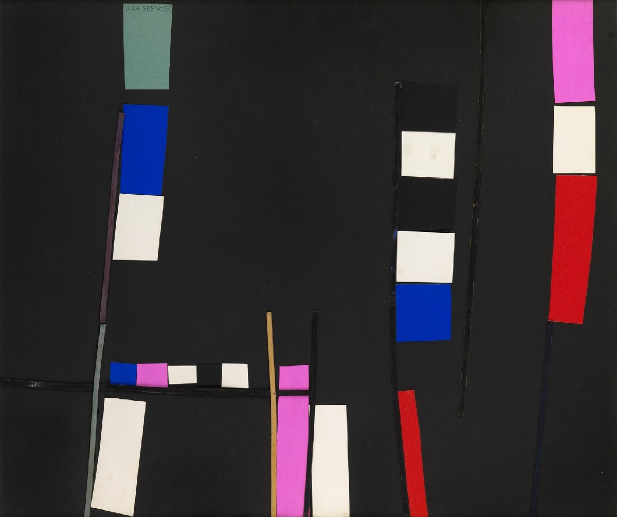 Vera Spencer, Composition (black), 1952