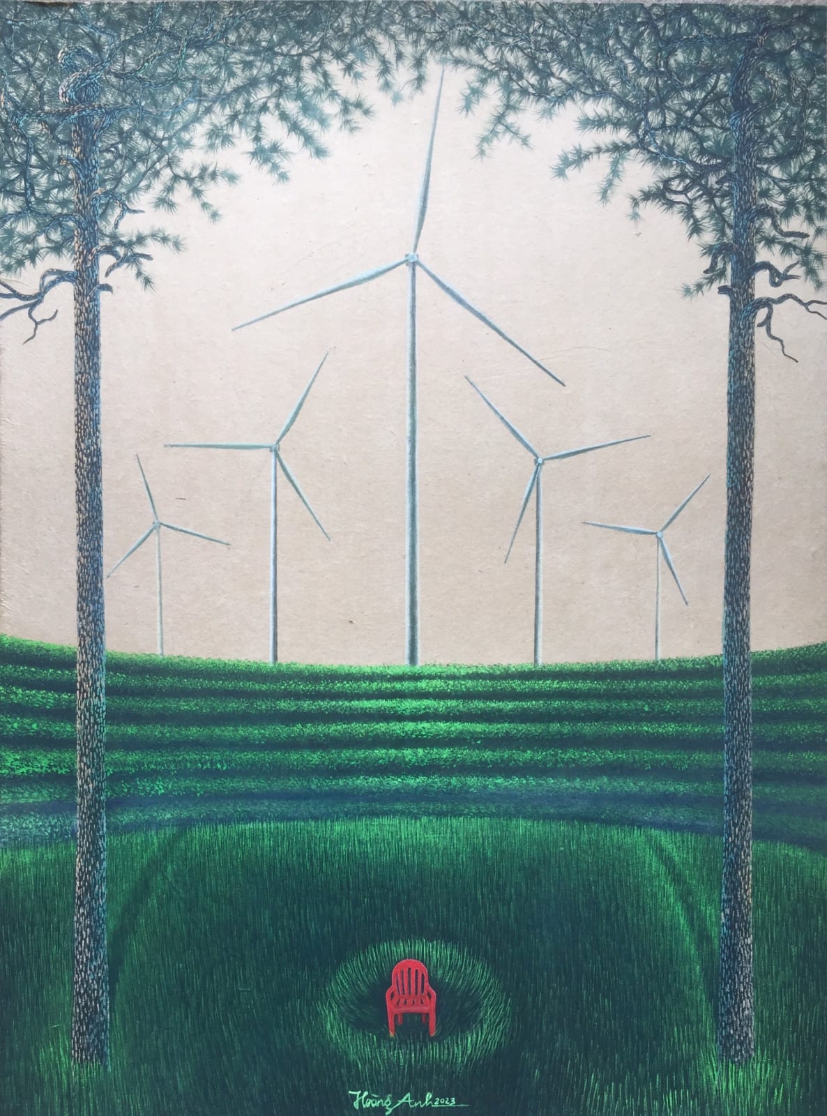 Hoàng Anh, The Outlandish Landscape (Phong Cảnh Lạ Thường) #21, 2023