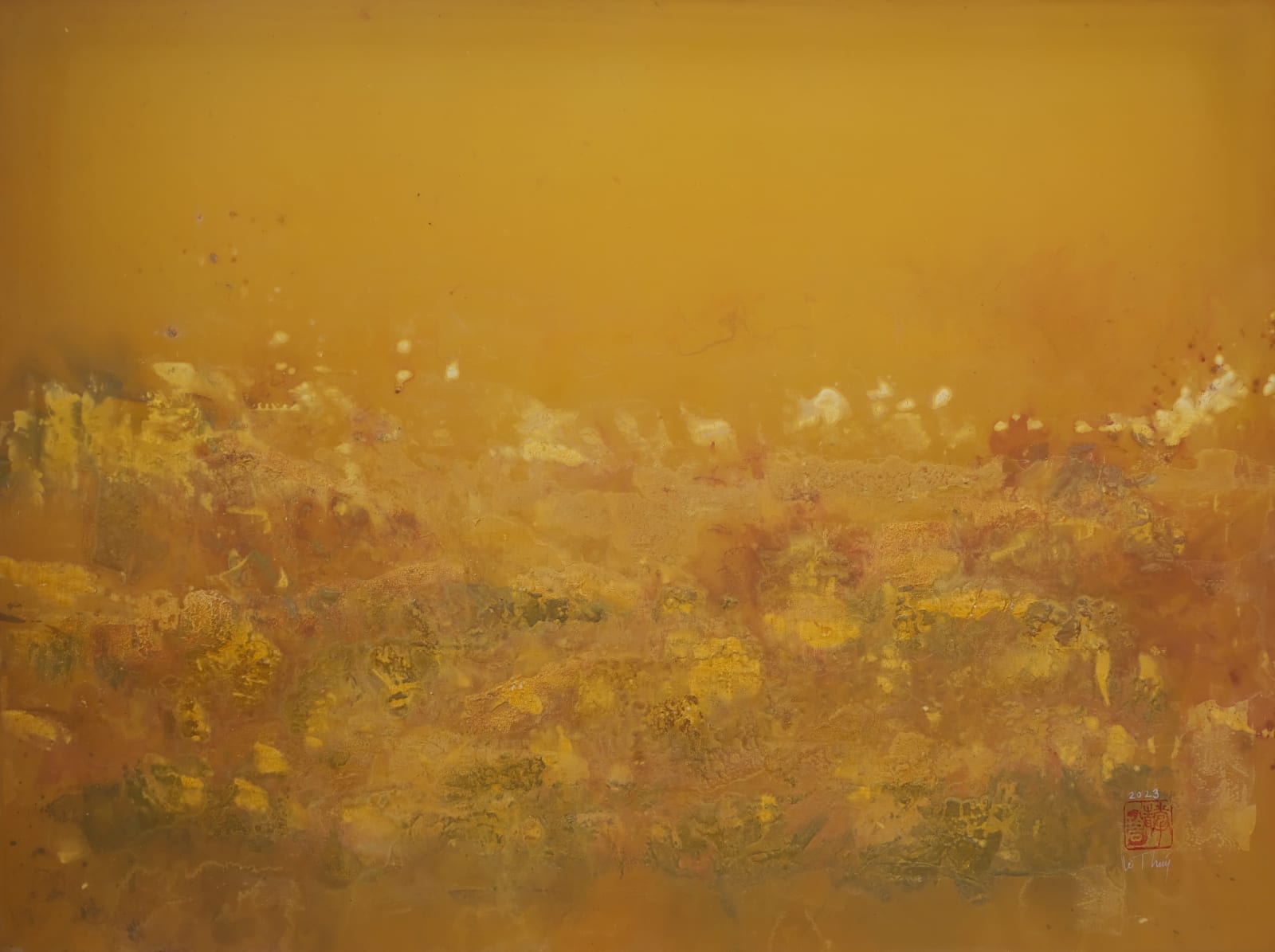 Lê Thuý, Golden waves (Sóng vàng), 2023