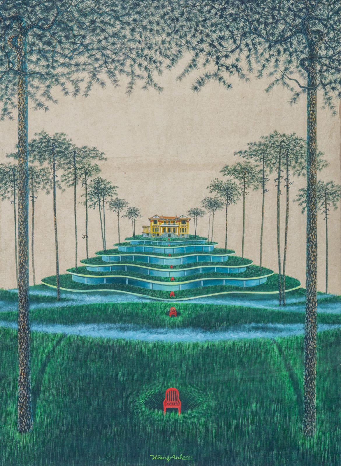 Hoàng Anh, The Outlandish Landscape (Phong Cảnh Lạ Thường) #24, 2023