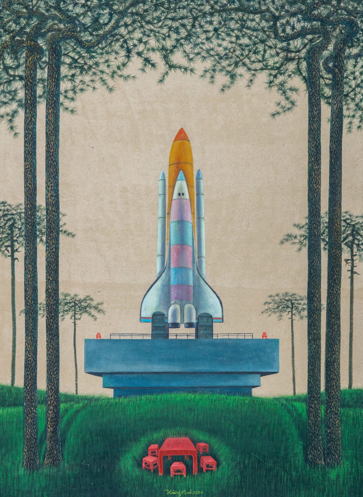 Hoàng Anh, The Outlandish Landscape (Phong Cảnh Lạ Thường) #26, 2023