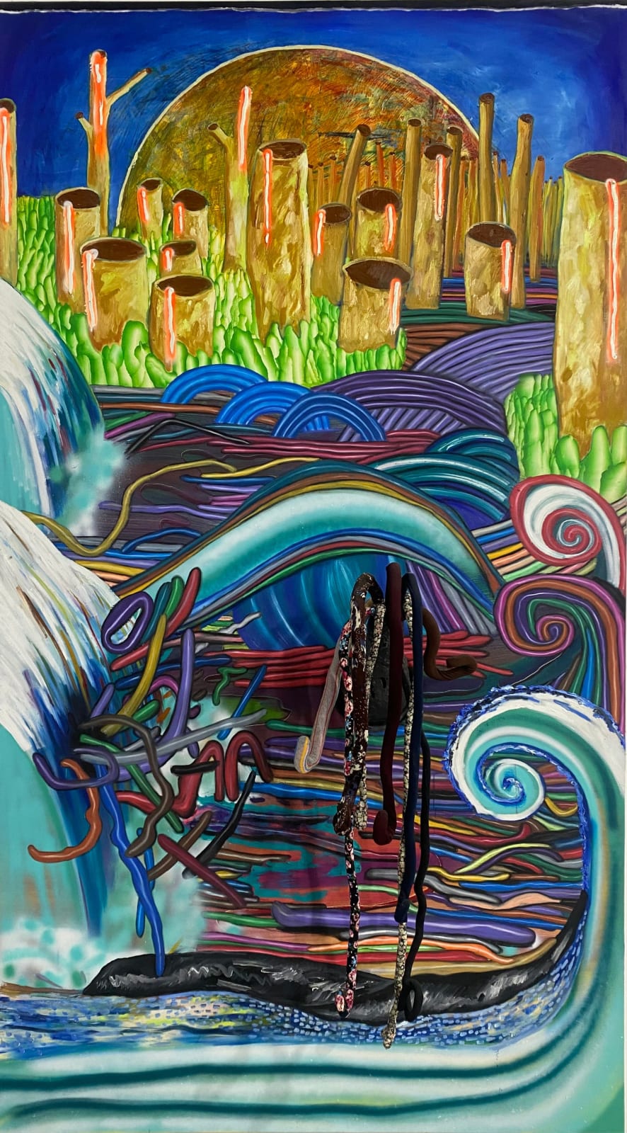 Hoàng Thiện Phúc, Threadlike waves (Sóng sợi), 2025