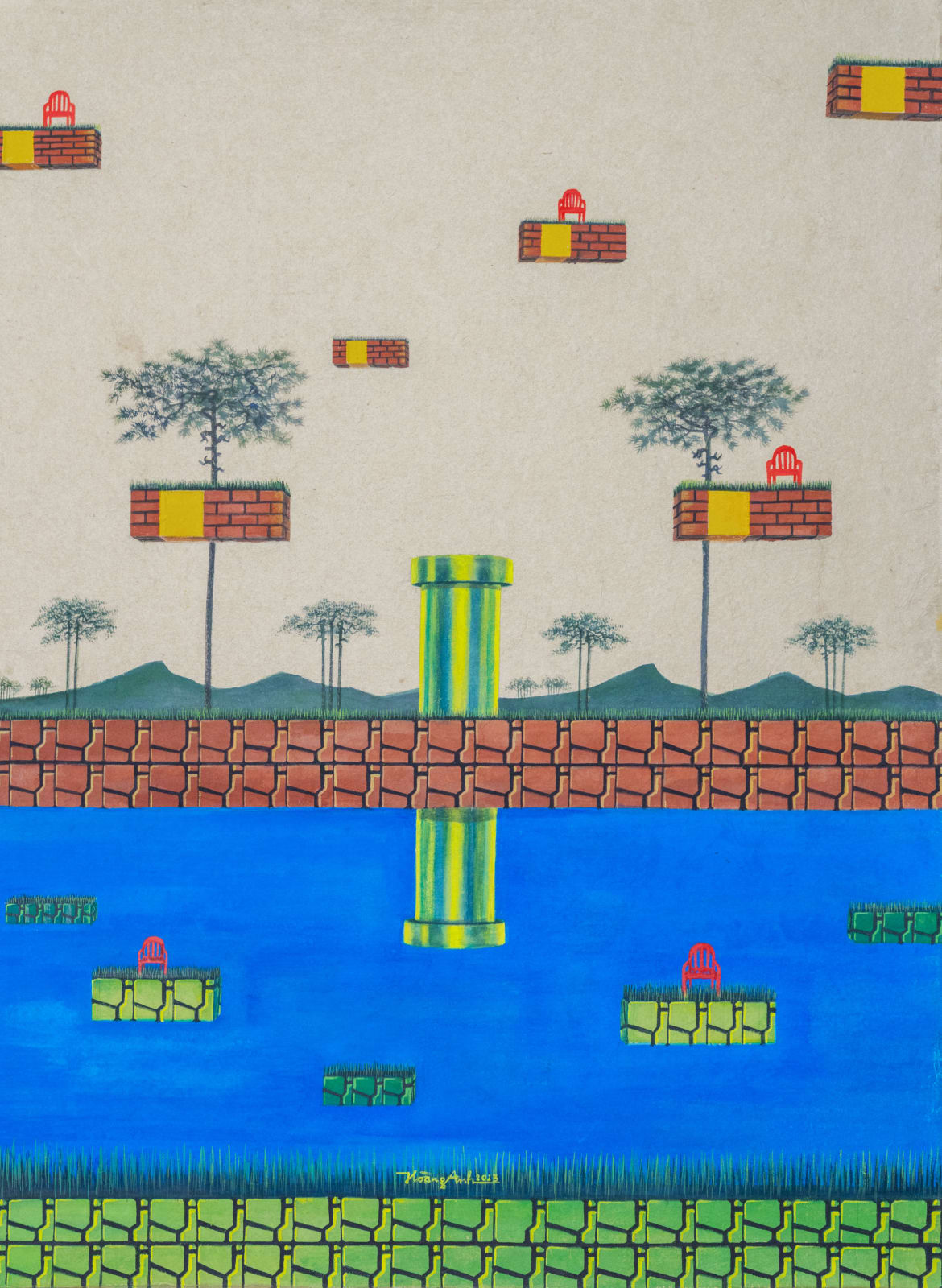 Hoàng Anh, The Outlandish Landscape (Phong Cảnh Lạ Thường) #32, 2023