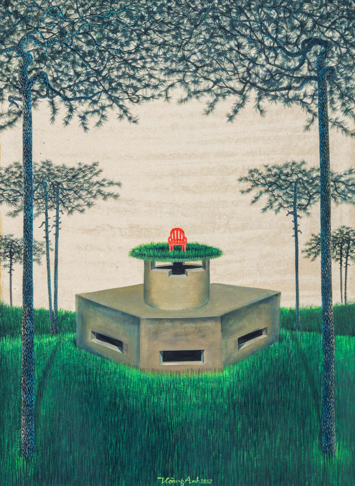 Hoàng Anh, The Outlandish Landscape (Phong Cảnh Lạ Thường) #18, 2023