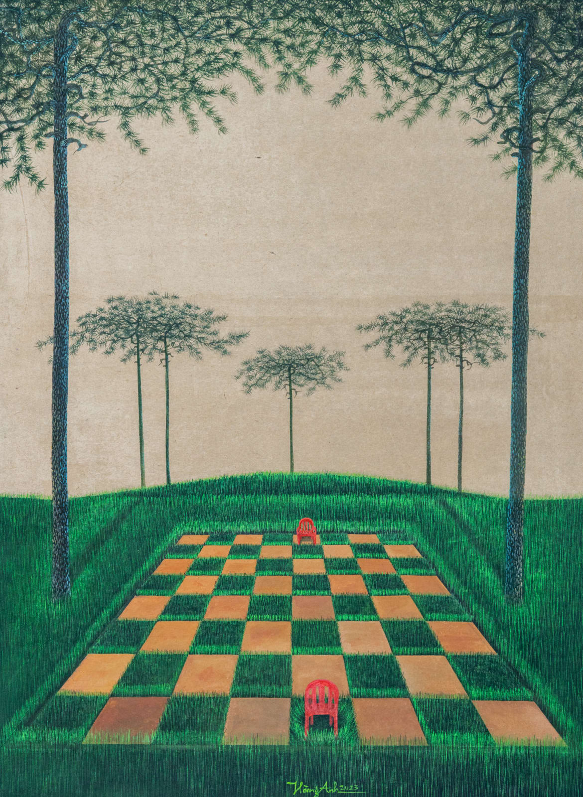 Hoàng Anh, The Outlandish Landscape (Phong Cảnh Lạ Thường) #22, 2023