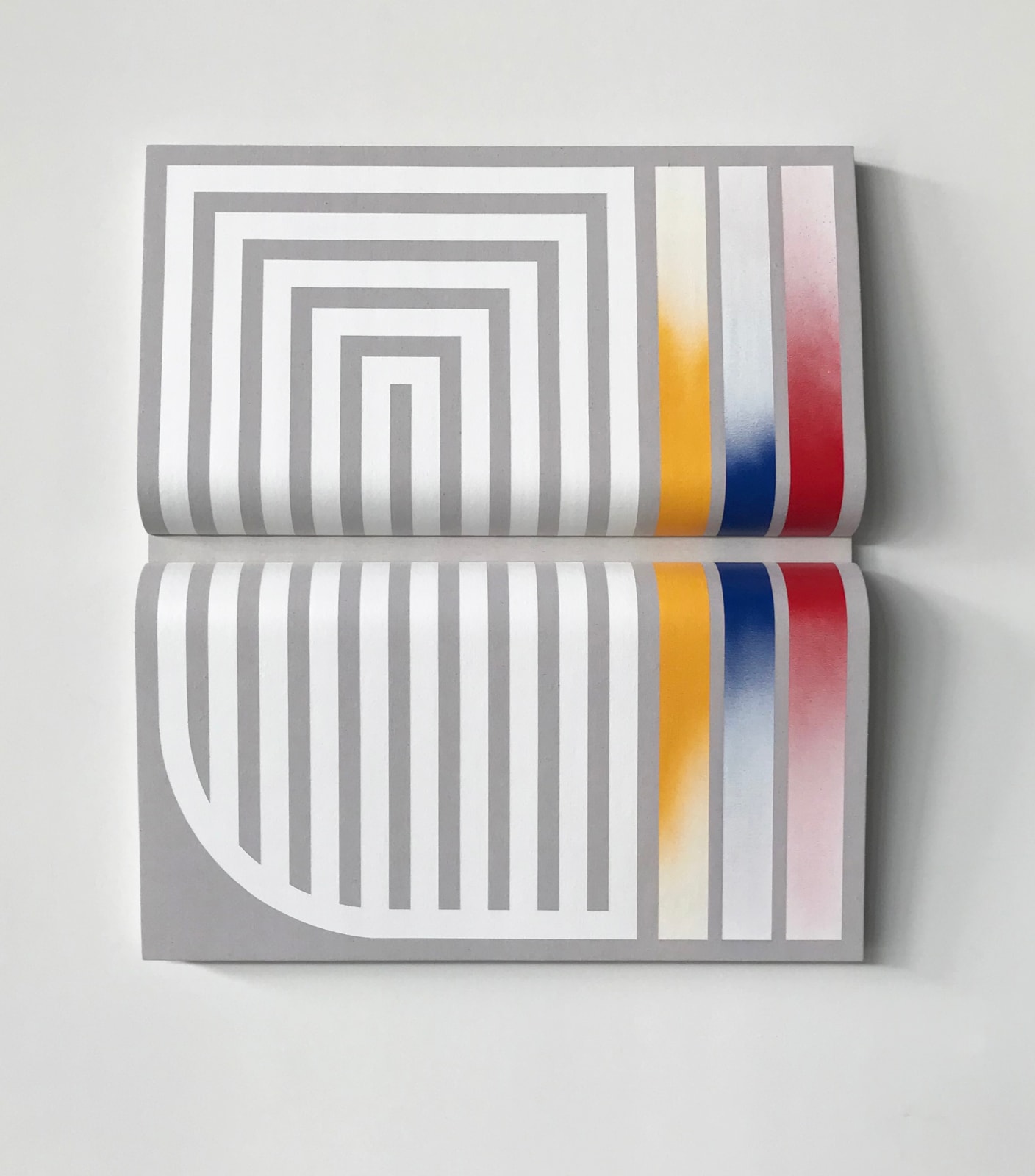 Robert Moreland, Untitled White Gradient, 2018