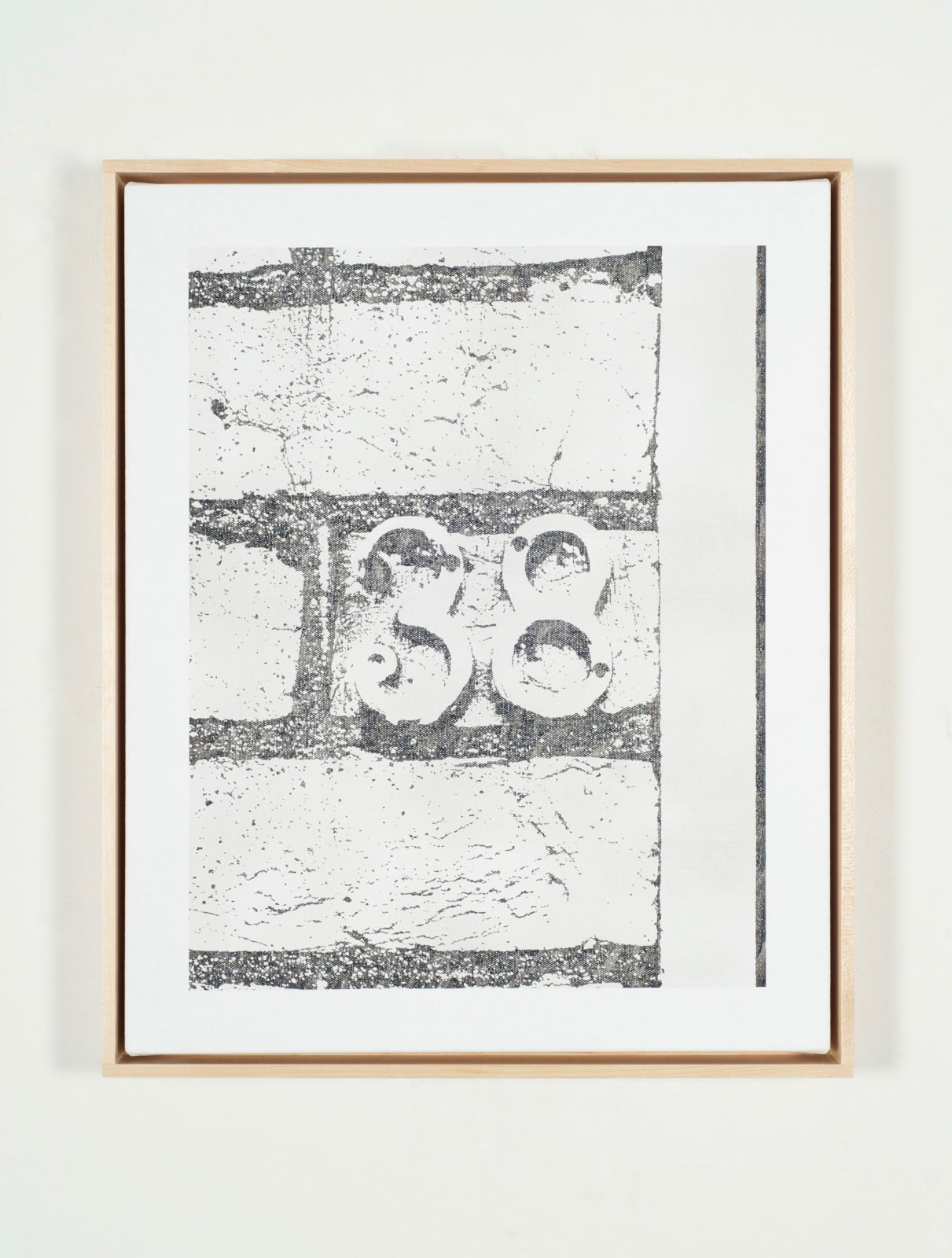 Martin Bennett, Static Image Painting/Grey/38/Grove Avenue/ Hanwell/London/This Is The House Where Nellie Taylor Gave Birth To Beryl Taylor/1921, 2016/2016