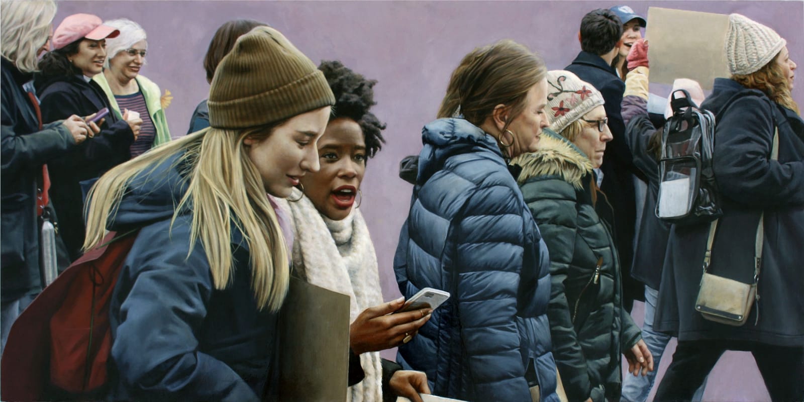 Mary Henderson, Winter Coats, 2017