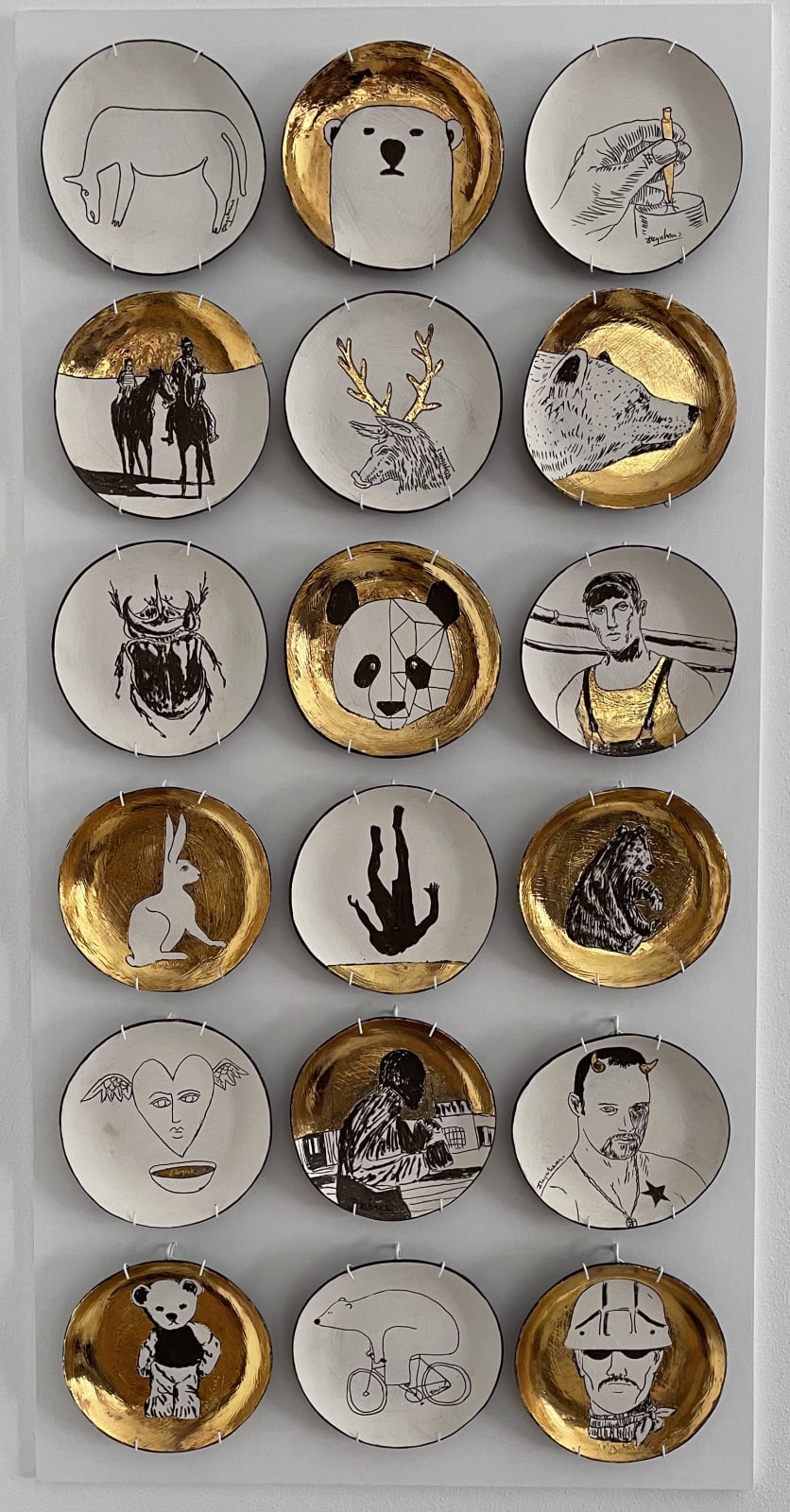 Theo Kleynhans, 18 Plates, 2019