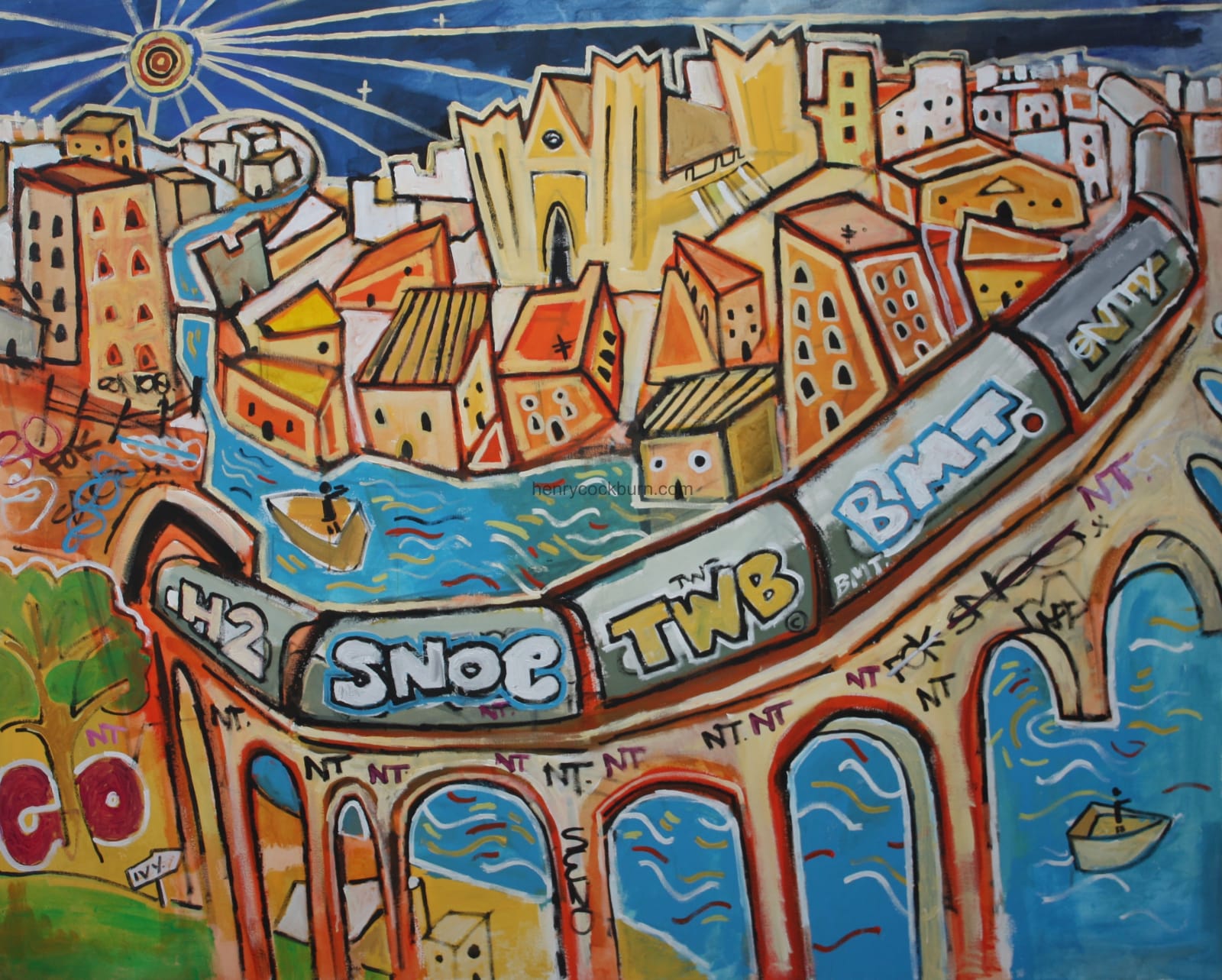 Henry Cockburn, Subway Train in Canterbury, 2019