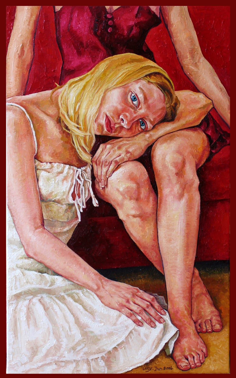 Lucy Bo Wang, Red, White and Blue, 2006