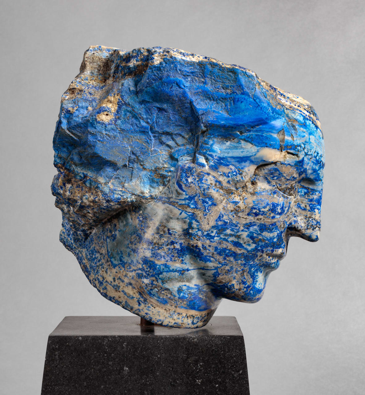 Emily Young, Lapis Head, 2006