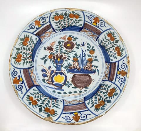 Dutch Delft Charger, c1780