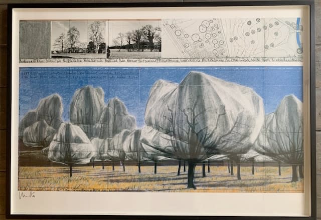 【同梱不可】 Trees Wrapped Claude, Jeanne & Christo | Gallery WSJ 版画