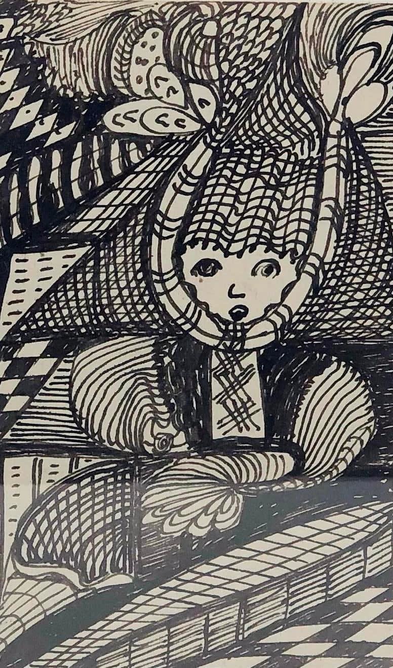 Summer Sale 2024, 'February 1st 1945 (A)' by Madge Gill, 1945 WSJ Gallery