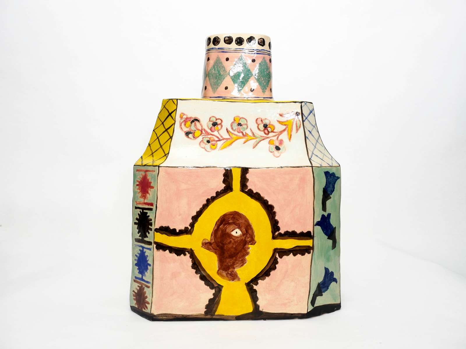 Claudia Rankin, Large Caddy with Jade Horse and Etruscan Head, 2025