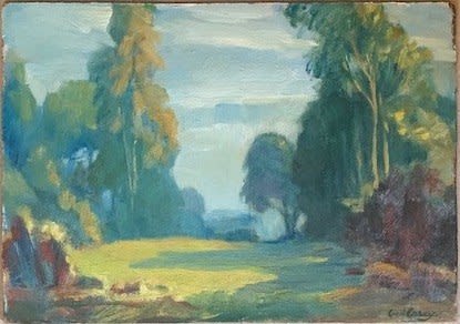 Park Landscape by unknown artist, 1930s