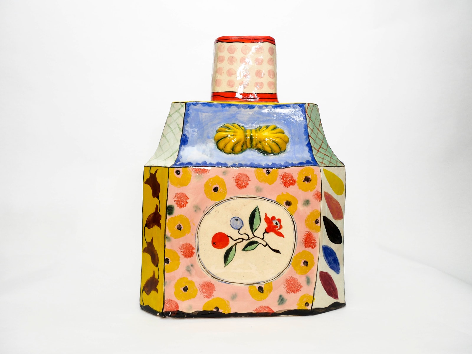 Claudia Rankin, Large Caddy with Tiger and Flowering Branch, 2025