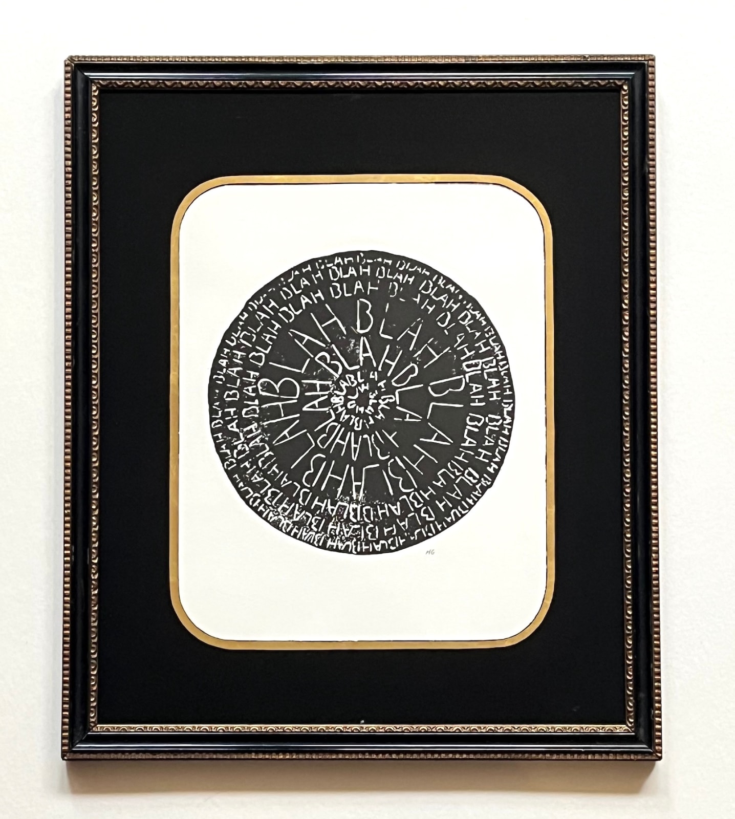Hugo Guinness classic prints (framed), Blah Mandala, 2024