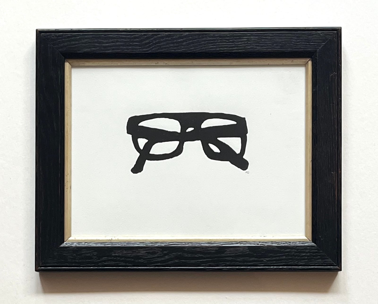 Hugo Guinness classic prints (framed), Heavy Framed Spectacles, 2025