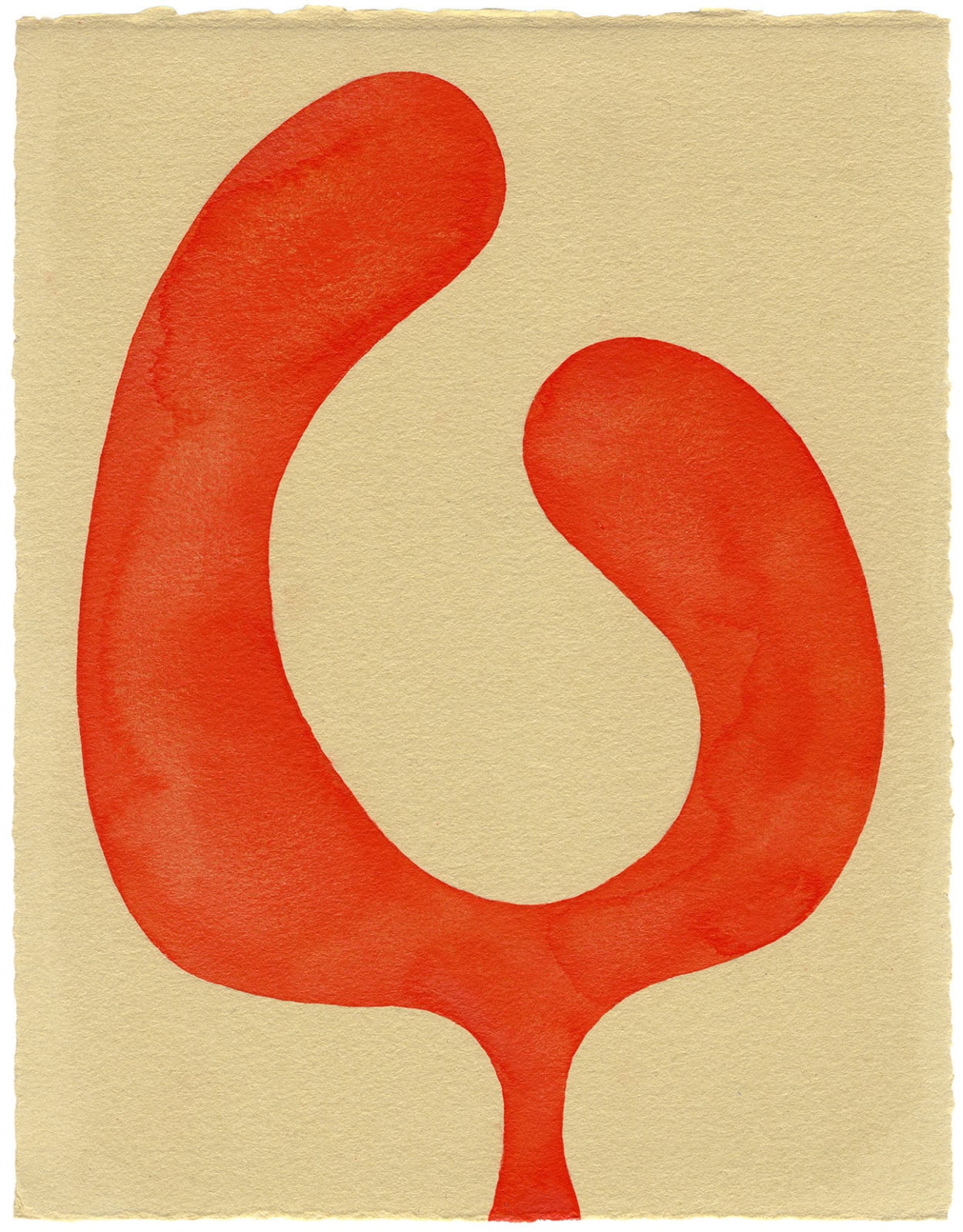 Henrietta Molinaro paintings, Leaf Study, 2023