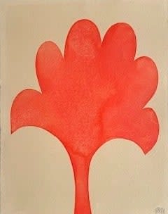 Henrietta Molinaro paintings, Leaf Study, 2023