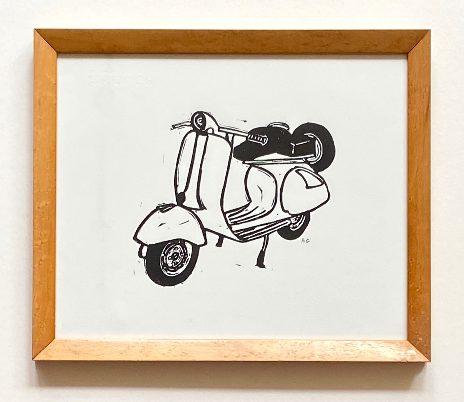 Hugo Guinness classic prints (framed), Vespa, 2023