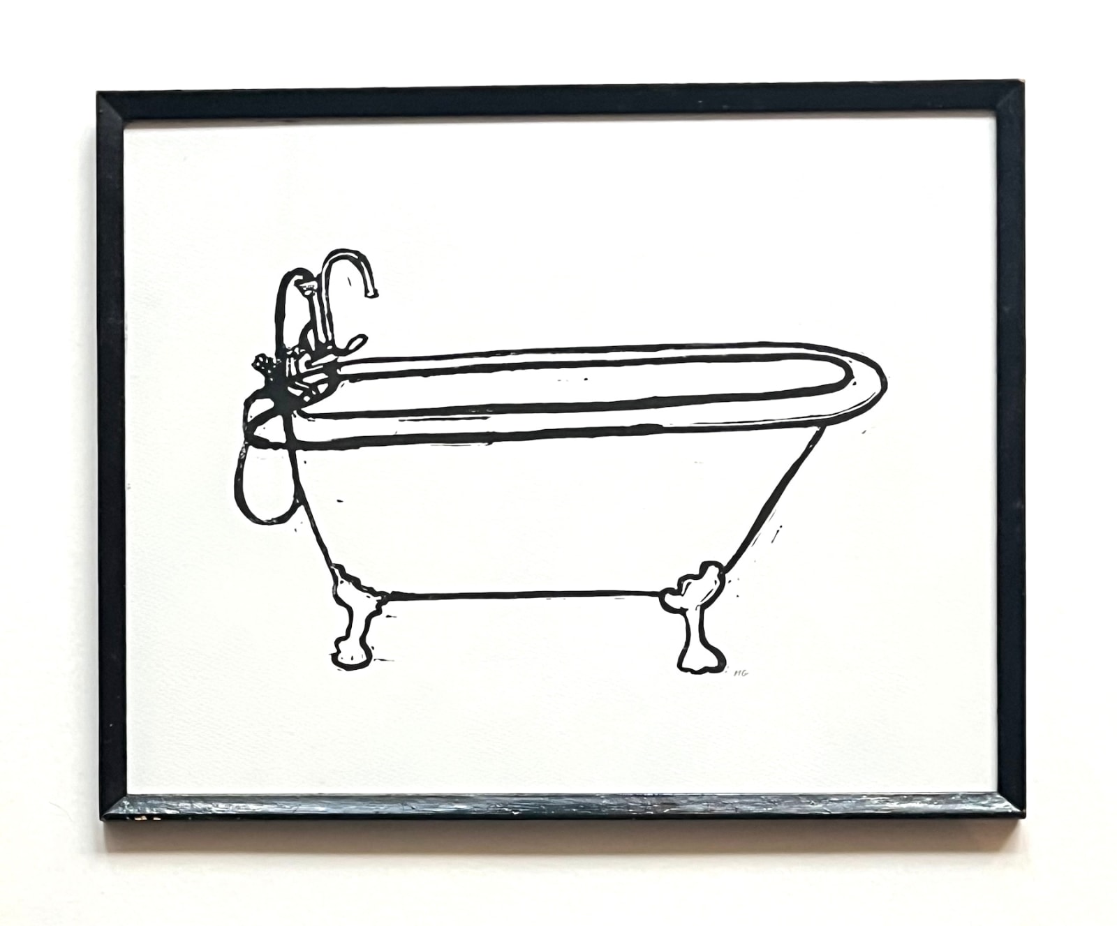 Hugo Guinness classic prints (framed), Bath Tub, 2026